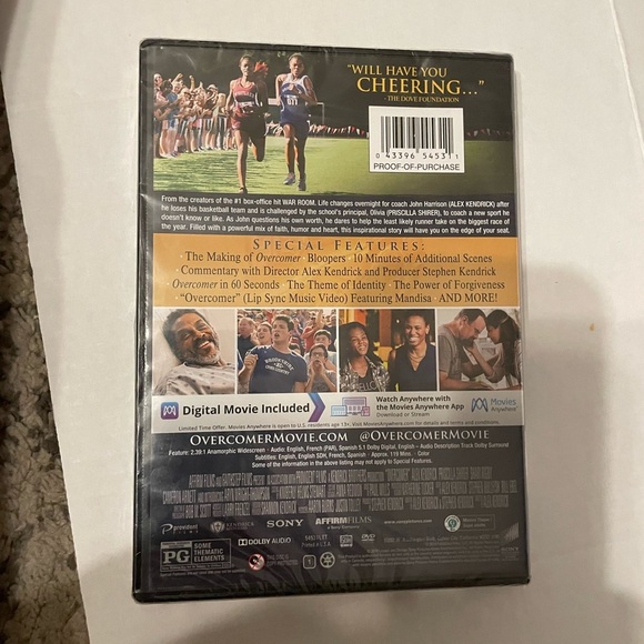 Overcomer DVD Movie - Picture 2 of 2